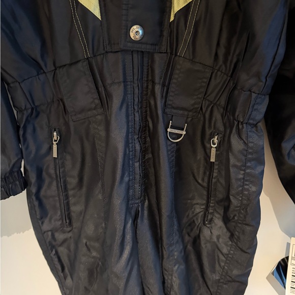 Women's Black and Purple Ski Jacket - Picture 2 of 6